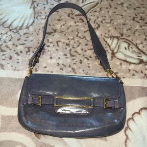 NWOT MAXX New York purple leather bag